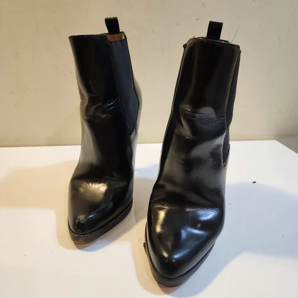 Christian Louboutin Bang Bang Eden ankle boots in black leather Size 37 - Picture 3 of 14